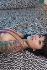 Sexy Tattooed Hottie In Erotic Art Pictures-07