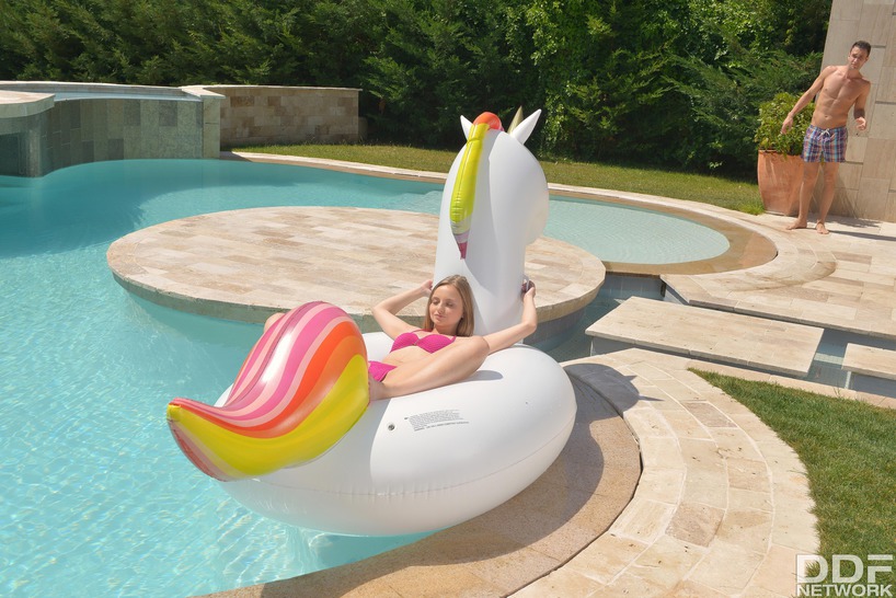 Hot Teen Banged: Hardcore Boy-Girl Fuck by the Pool-00