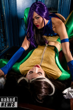 Rogue And Psylocke Hot Strip Fight-07