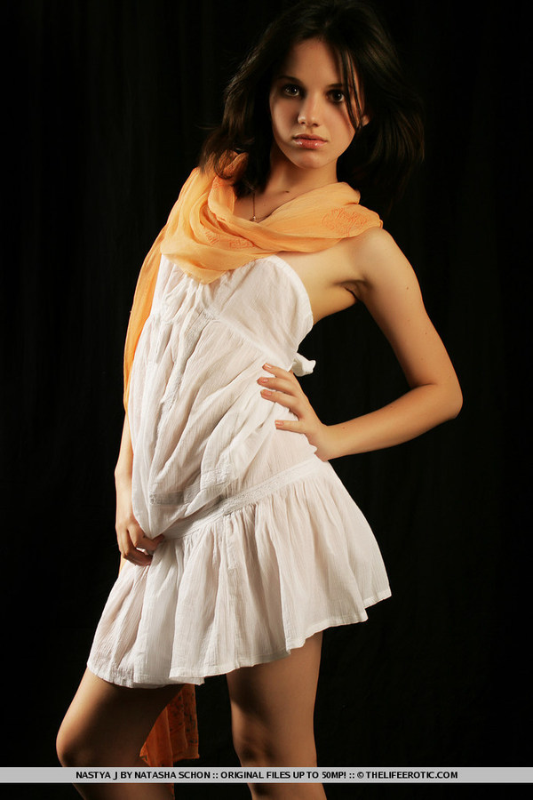 Nastya Sexy Nude Girl Posing In Studio-12